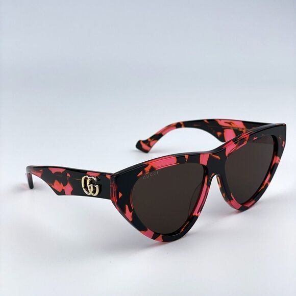 SALE! NEW Gucci GG1333S 003 Havana Brown Cat Eye Women Sunglasses main image 6